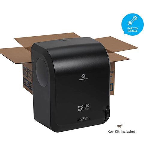 Georgia Pacific Pacific Blue Ultra High Capacity Paper Towel Dispenser | Manual， 12.9 x 9 x 16.8， Black | GPC59589