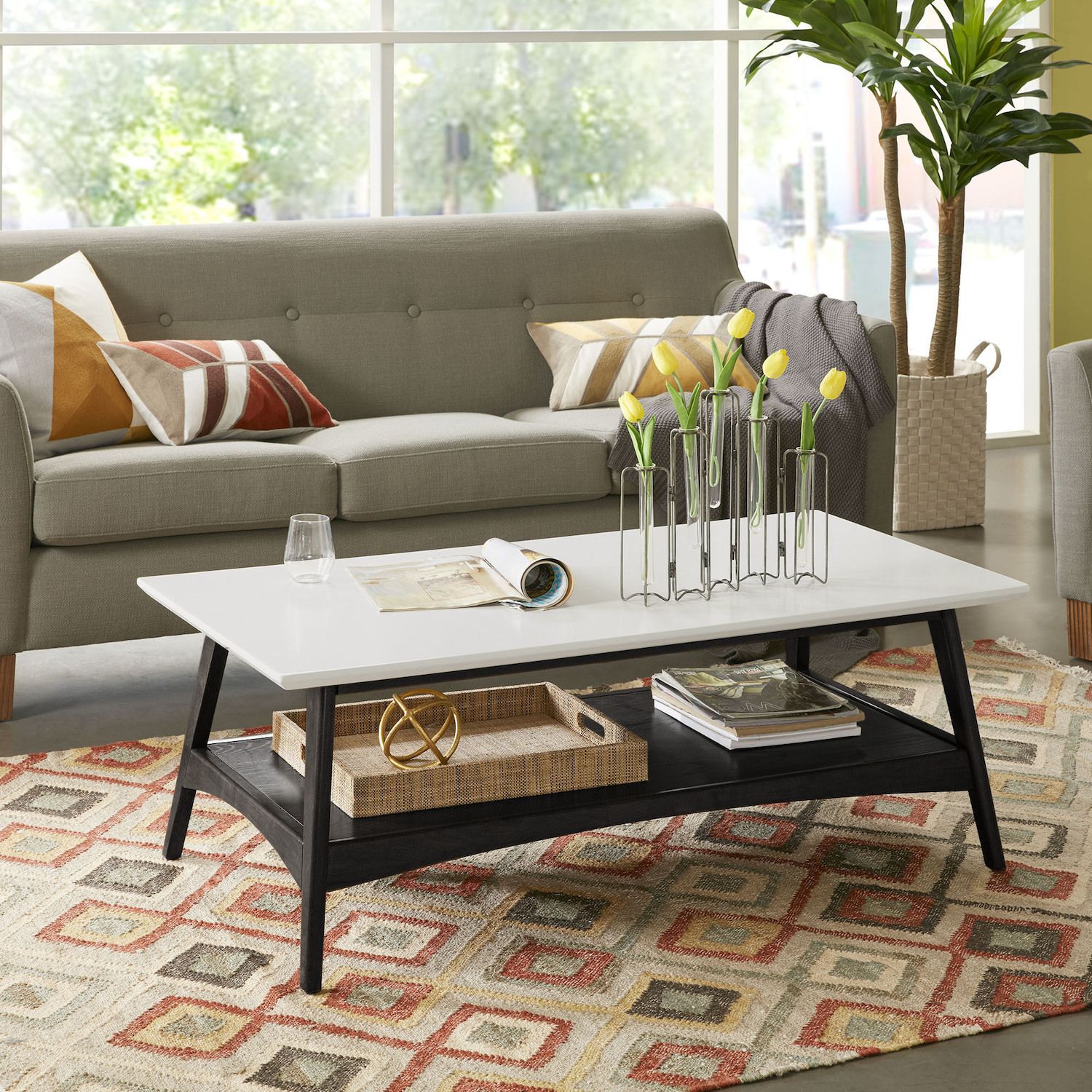 Madison Park Avalon Mid-Century Modern Coffee Table