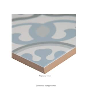 MSI Encaustic Blume 8 in. x 8 in. Matte Porcelain Patterned Look Floor and Wall Tile (5.16 sq. ft.Case) NHDBLU8X8