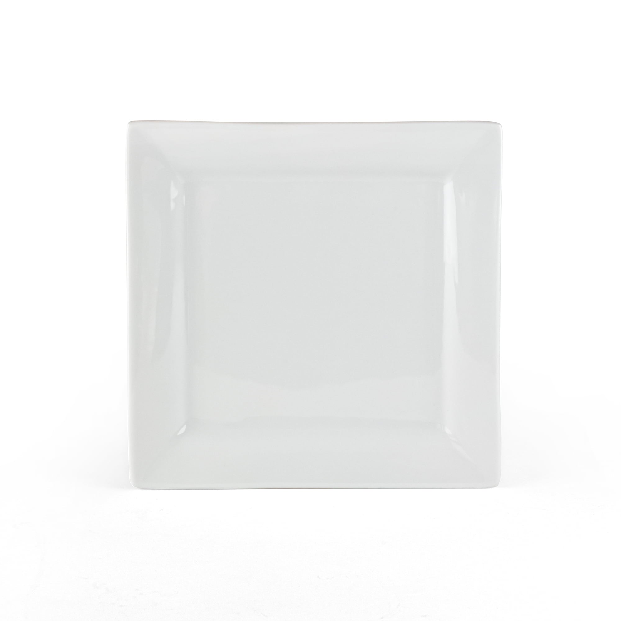 Better Homes and Gardens Square Salad Plates， White， Set of 6