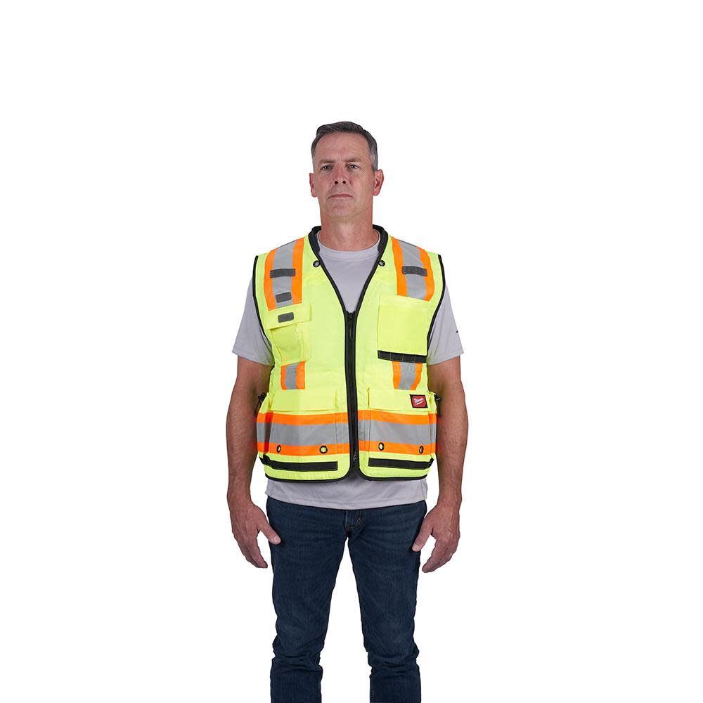 Milwaukee High Vis Surveyors Safety Vest Class 2 48-73-5161M910 from Milwaukee