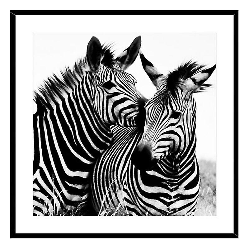 Painting zebra crystal (2 x 50 x 50 cm)