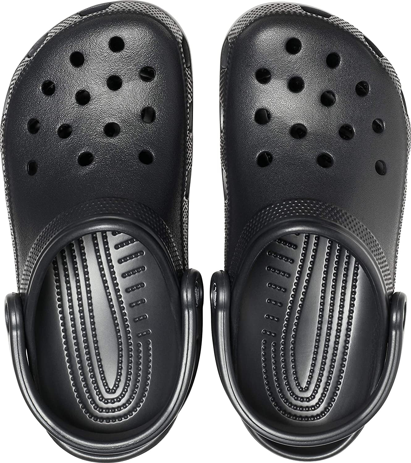 Black Croc Premium Classic UNISEX Men's Ultra Light Water-Friendly Sandals Men4/Women6 [Shoes]