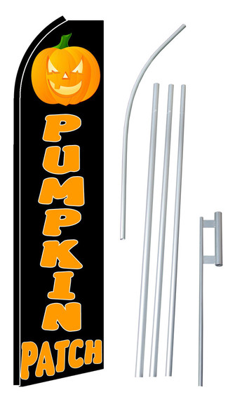 NEOPlex SW10669 4PL SGS Pumpkin Patch Swooper Flag...