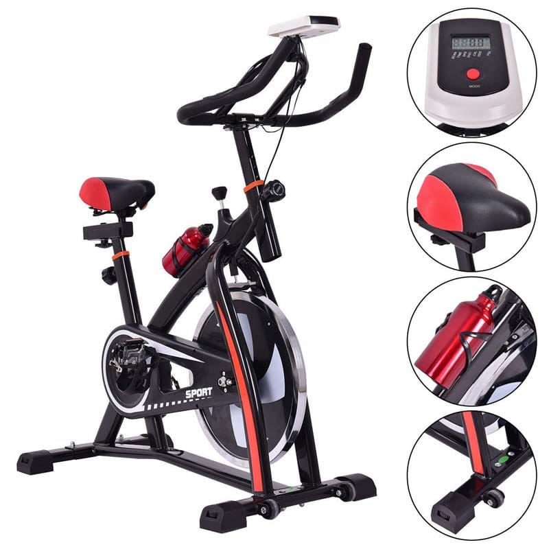 Indoor Exercise Bike with Electronic Meter