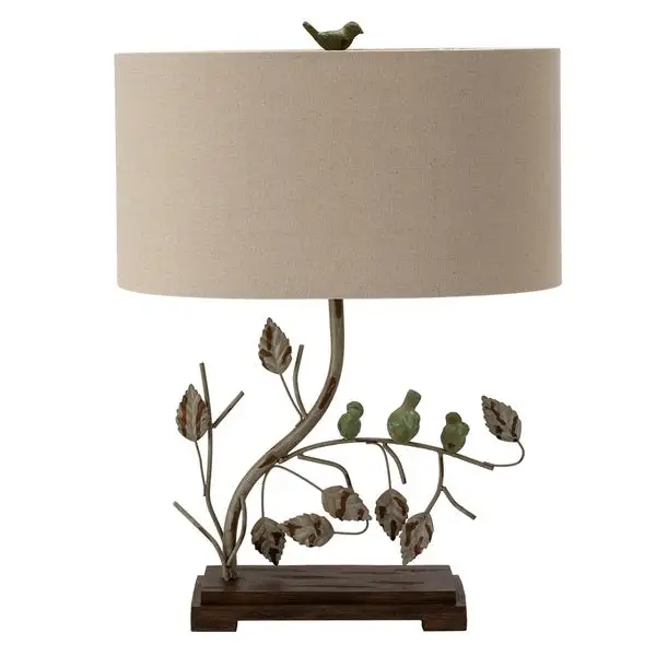 Ella Antique Blue and Green 23-inch Table Lamp