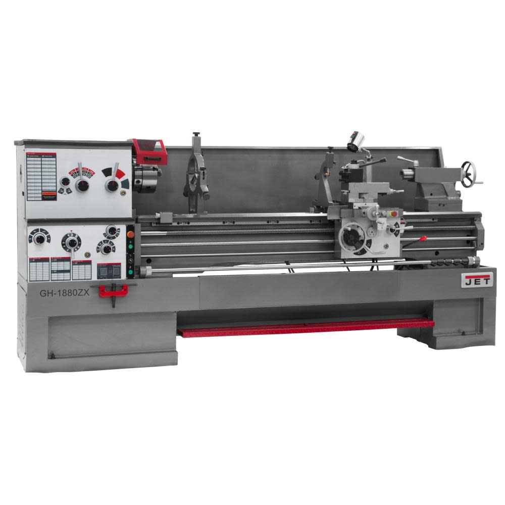 JET Gear Head 18 x 80 ZX 3-18 In. Spindle Bore Lathe 321970 from JET