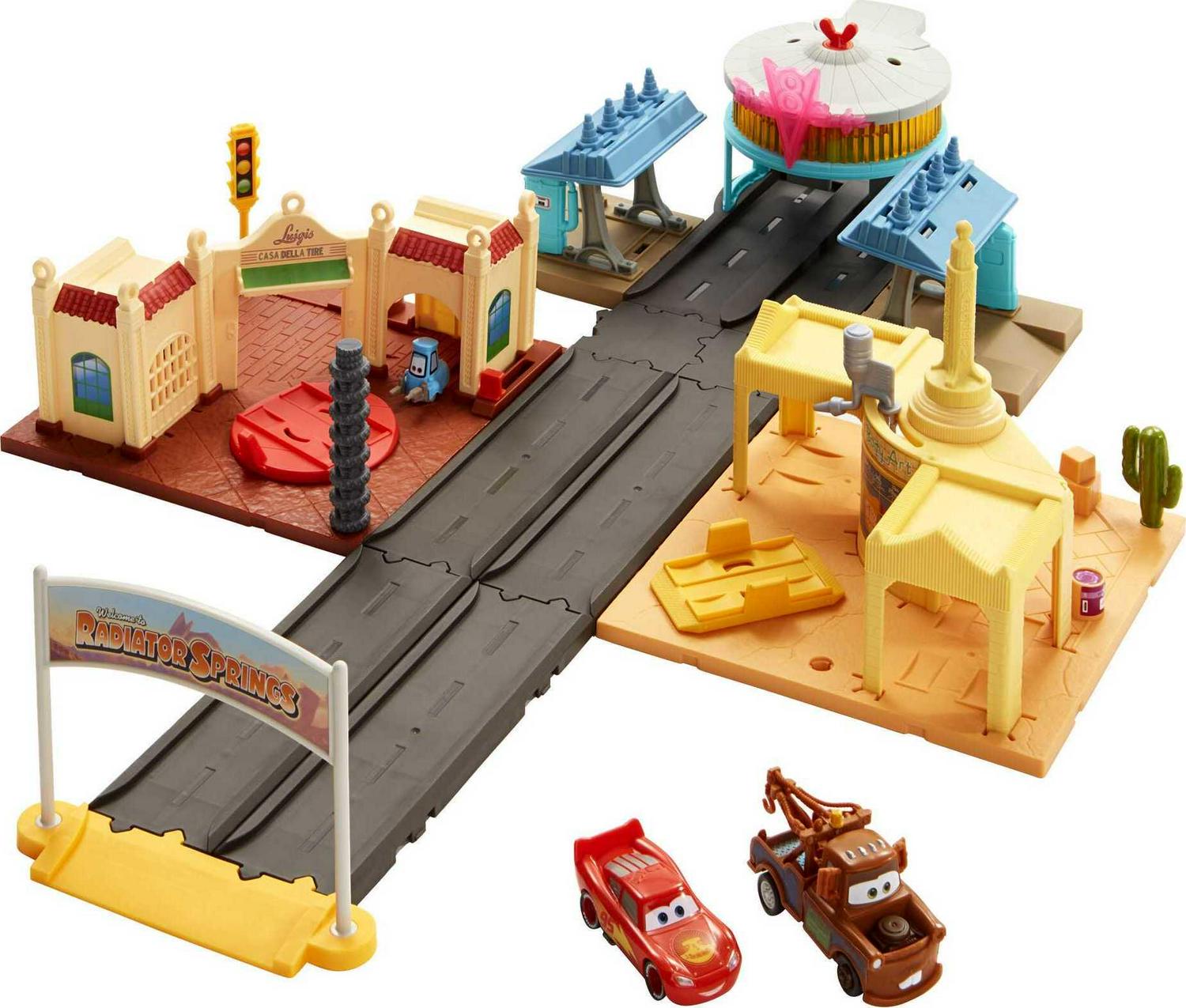 Disney and Pixar Cars Toys On The Road Radiator Springs Tour Playset  Crowdfused