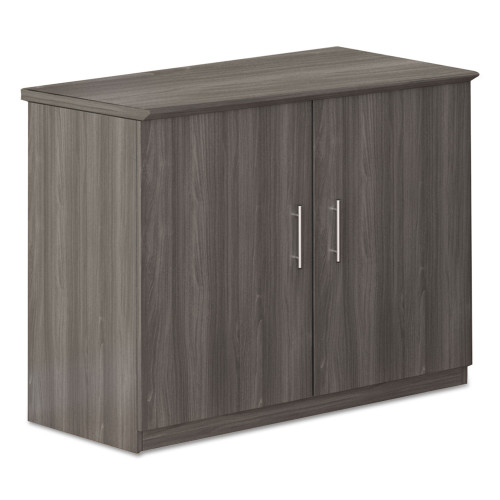 Safco Medina Series Storage Cabinet， 36w x 20d x 29.5h， Gray Steel (MSCLGS)