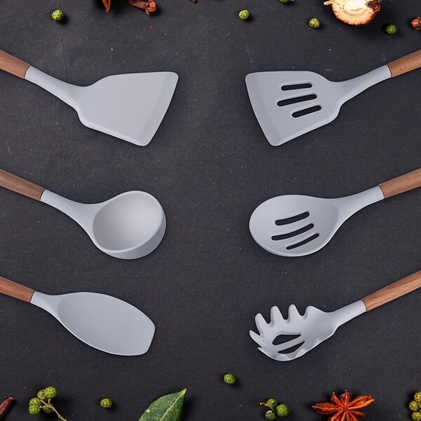 12-Piece Silicone Kitchen Utensils Set