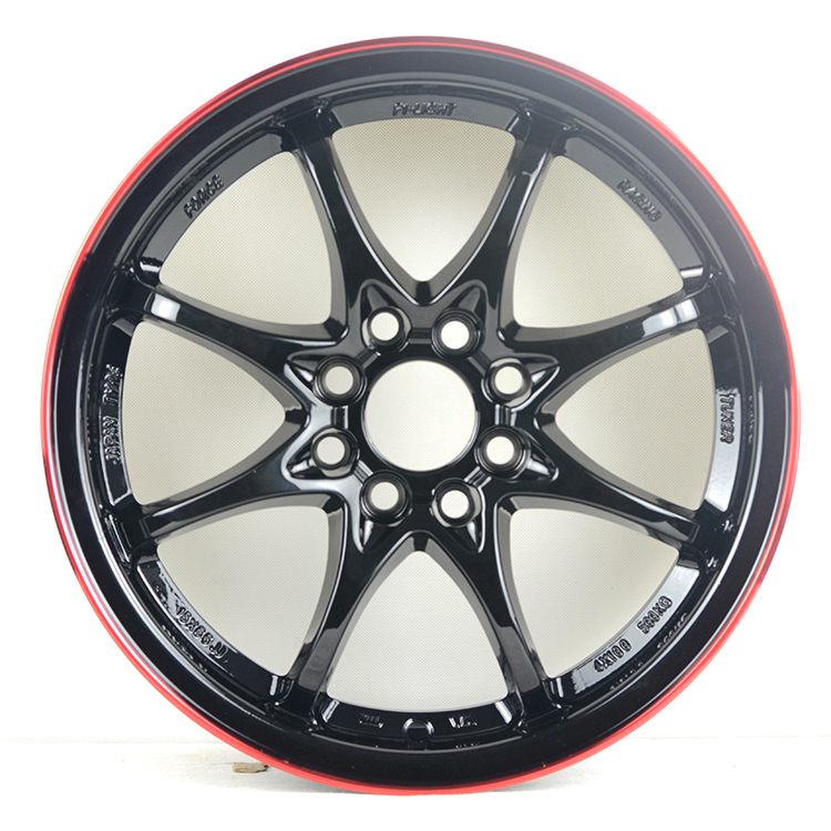 Wheels Manufacturers oy Wheels 802 15X6.5J Wholesale Gloss Black Aluminum oy Rims Wheel Customize Casting