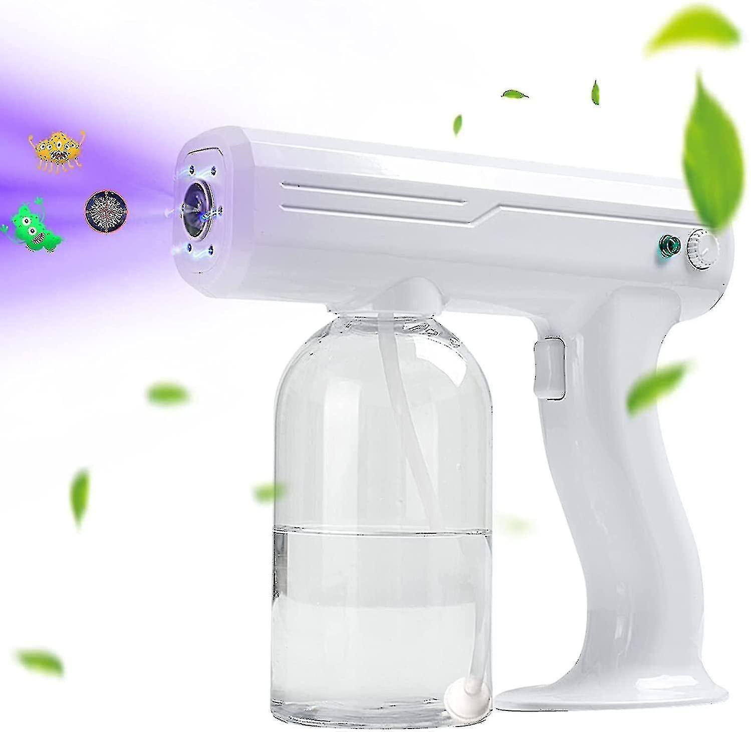 Handheld Rechargeable Nano Atomizer With Uv Light， Electric Sprayer For Home，office，school