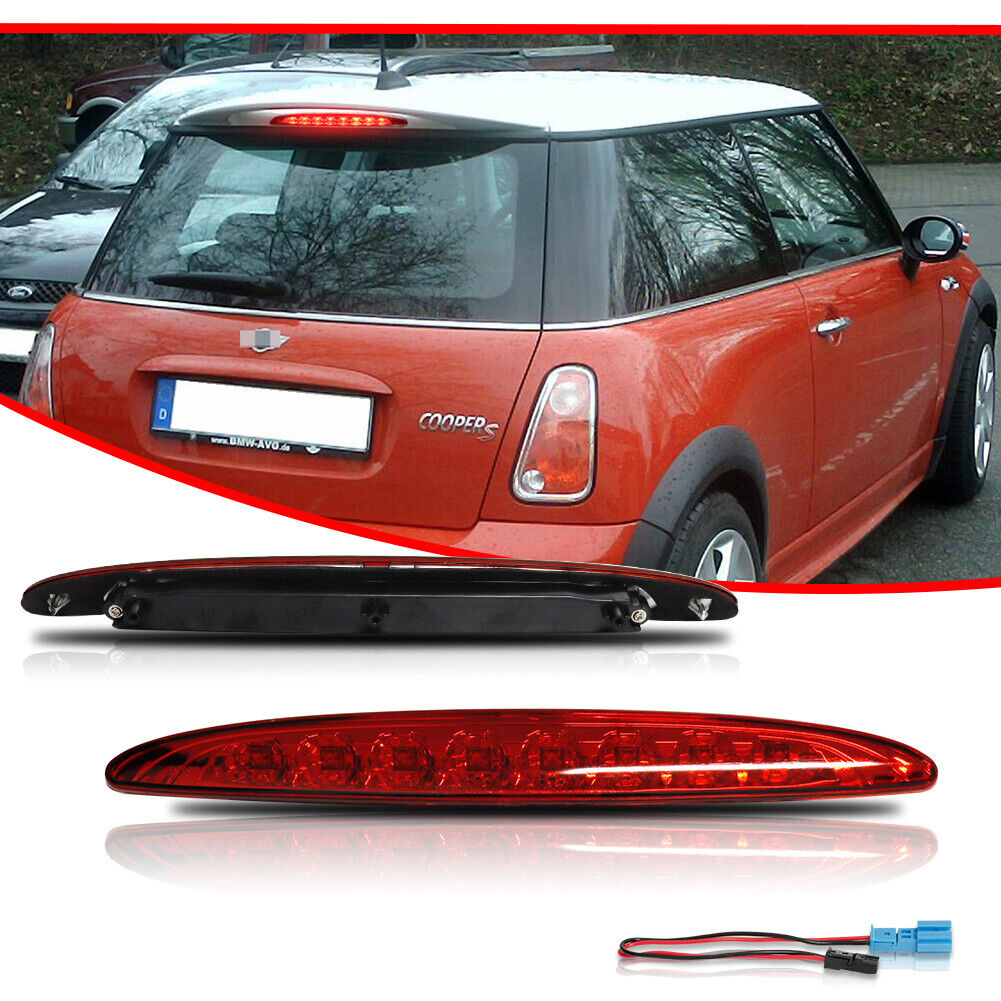 GTINTHEBOX Red LED Rear Third 3rd Brake Stop Light Lamp For 2002-2006 Mini Cooper R50 R53