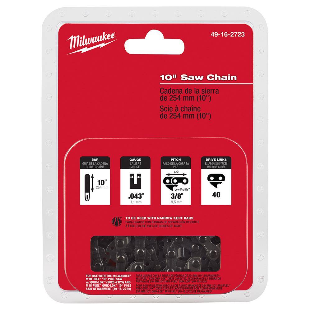 MW 10 in. Saw Chain (3-Pack) 49-16-2723-49-16-2723-49-16-2723