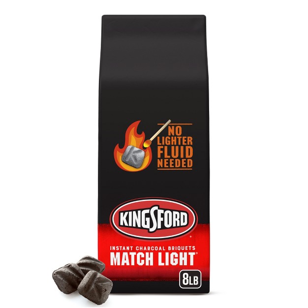 Kingsford Match Light Instant Charcoal Briquettes Bbq Charcoal For Grilling 8lbs