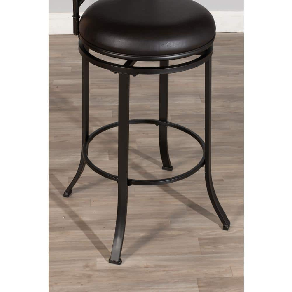 Hillsdale Furniture Trevelian 30 in. Dark Coffee Bar Stool 63507