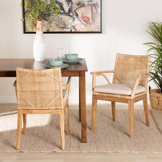 bali  pari Storsel Natural Brown Dining Chair (Set of 2) 232-2P-13251-HD