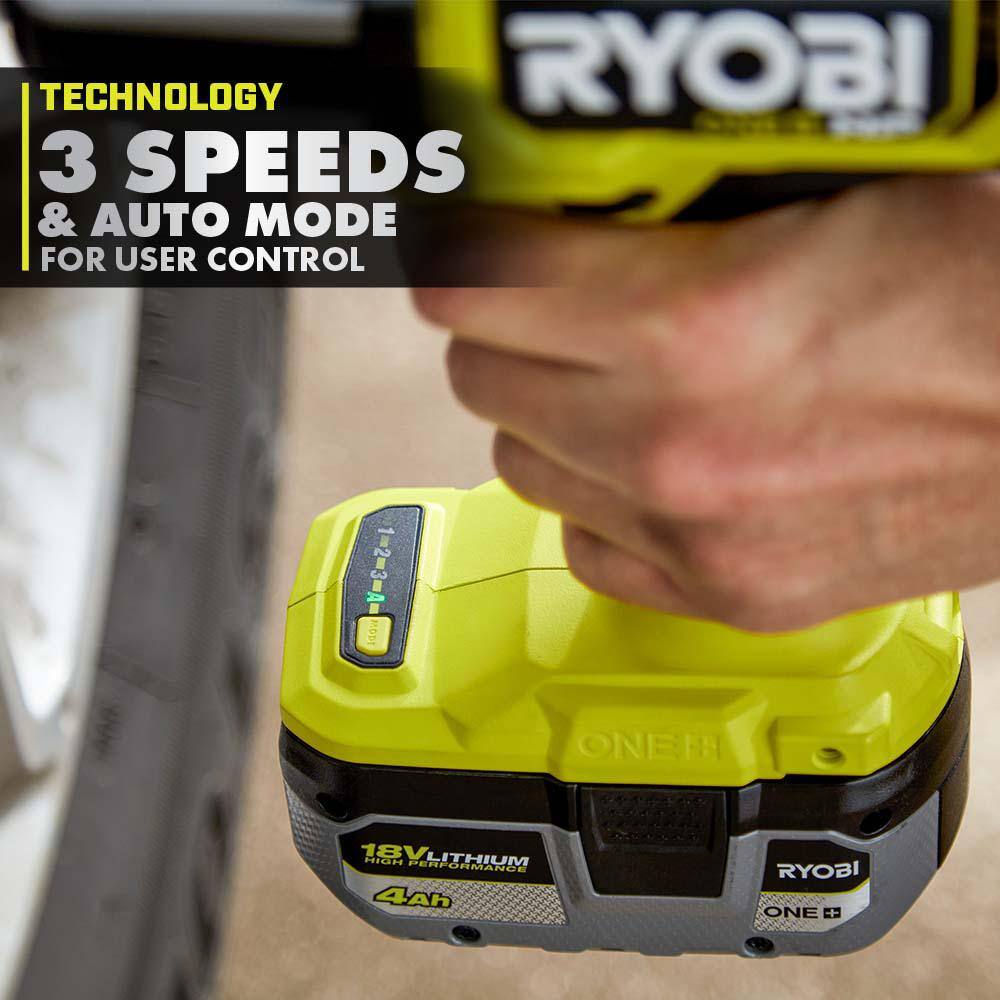 RYOBI ONE+ HP 18V Brushless Cordless 4-Mode 12 in. High Torque Impact Wrench (Tool Only) PBLIW01B