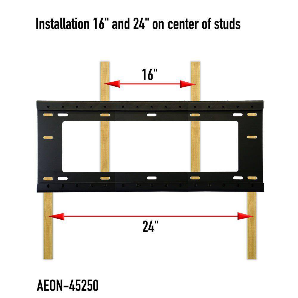 Aeon Stands and Mounts Full Motion TV Wall Mount for 42 in. - 80 in. TVs with Room Adapt Extends 32 in. Mounts on 16 in. or 24 in. Studs AEON-45250