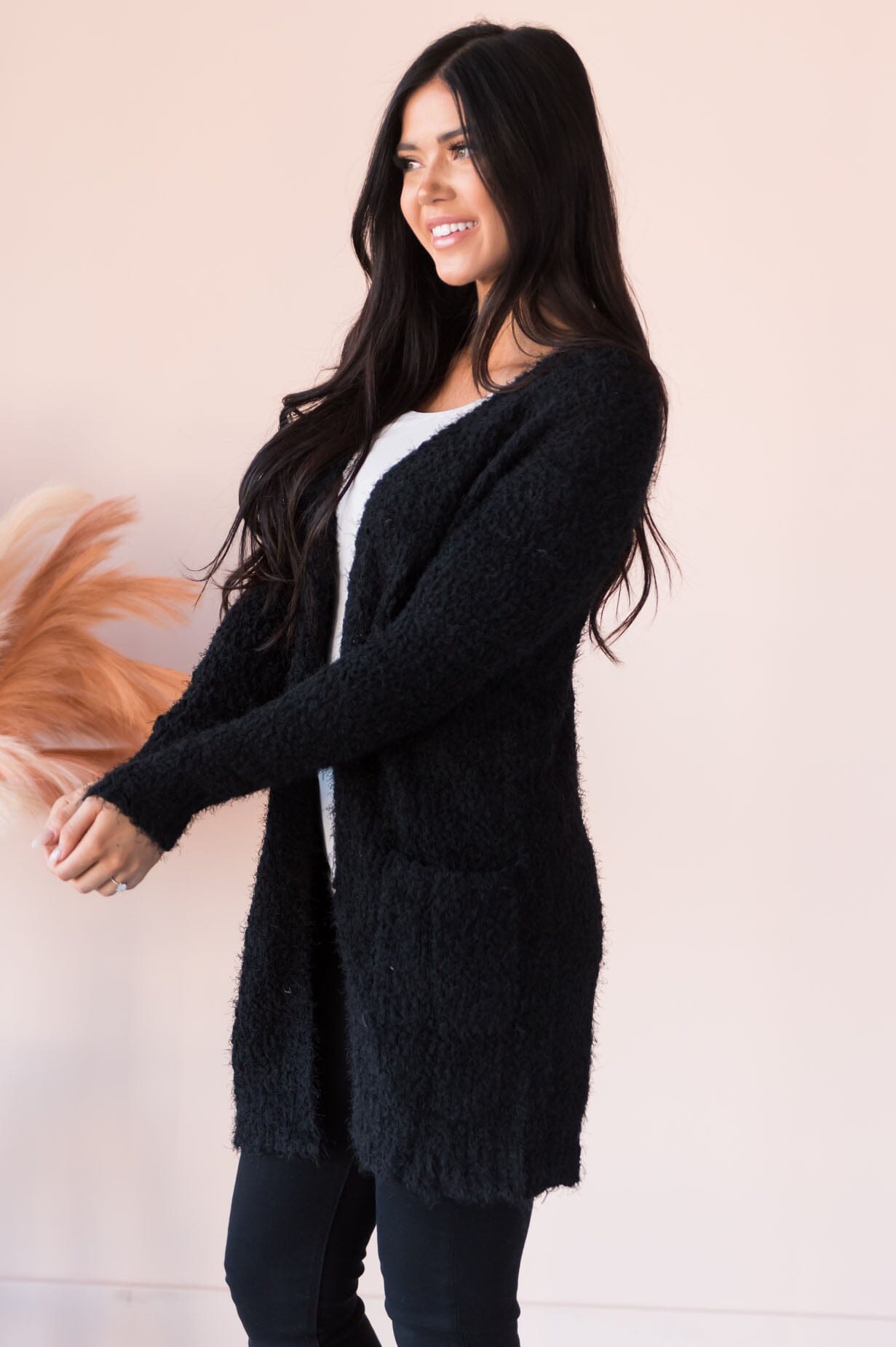 Soft & Cuddly Modest Sweater Cardigan