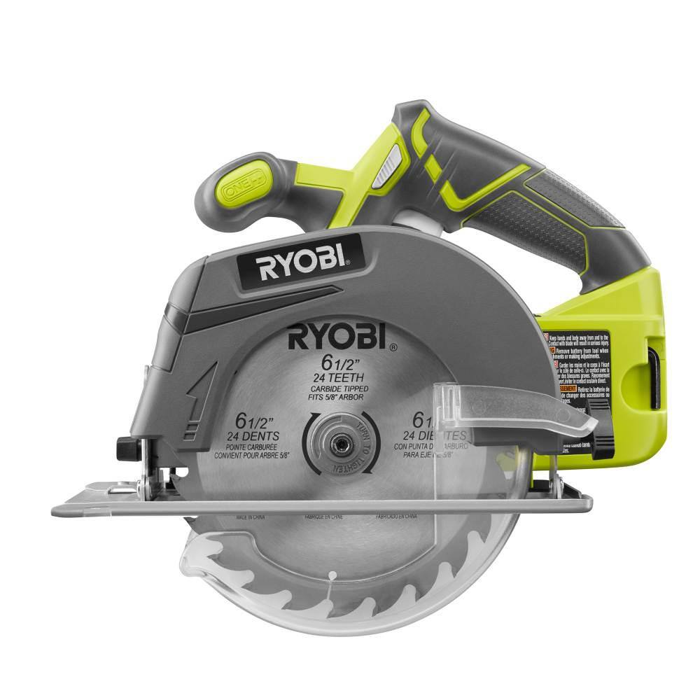 RYOBI ONE+ 18V Cordless 6-12 in. Circular Saw Kit with 4.0 Ah Battery and 18V Charger P507K1