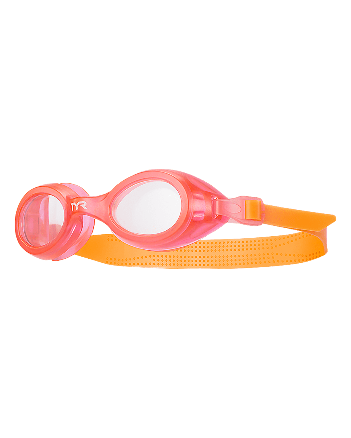 TYR Aqua Blaze Pink and Orange Swimming Sport Goggles