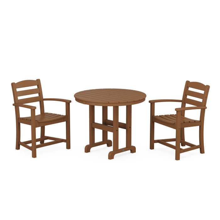 Polywood La Casa Café 3-Piece Round Dining Set PWS1332-1