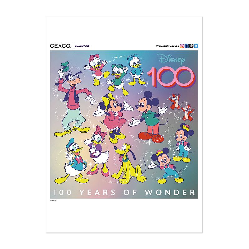 Ceaco Disney's 100 Years of Wonder 300-Piece Jigsaw Puzzle