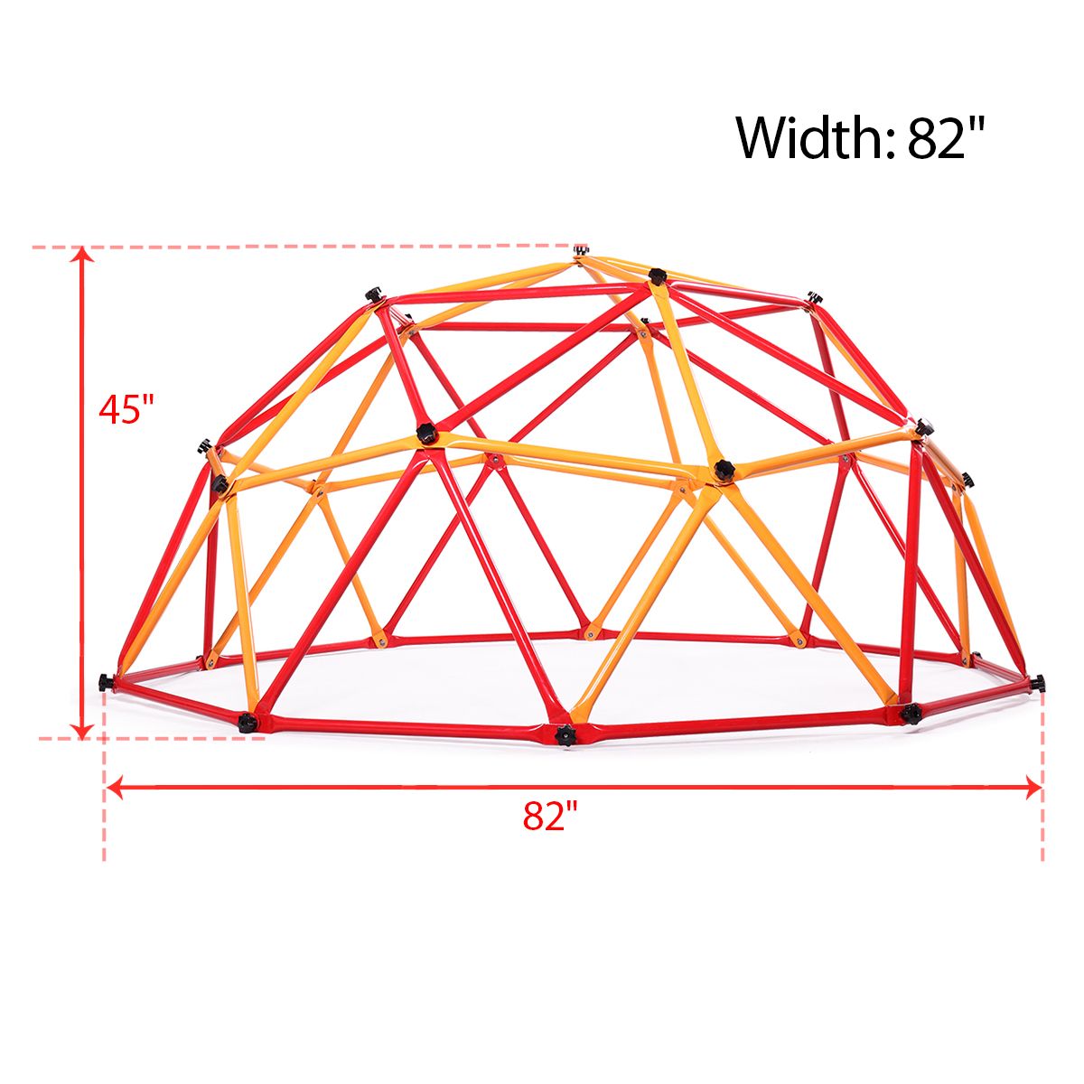 MOCA Jungle Gym Geometric Climbing Dome， Outdoor Toys for Kids Ages 3-8， Toddler Backyard Play Equipment ， Playground Climber Equipment for Indoor Outside