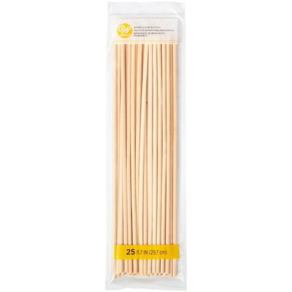 Wilton 1912 7483 Bamboo Kabob Sticks  11.75 Inch