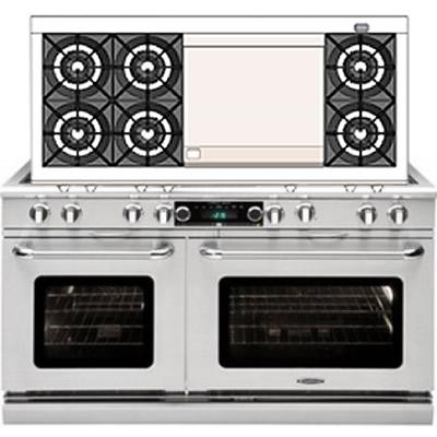 Capital 60-inch Freestanding Dual-Fuel Range COB604GG2-L