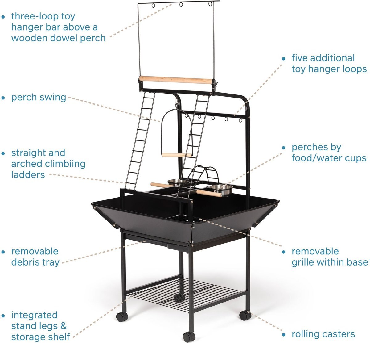 Prevue Pet Products Small Parrot Playstand