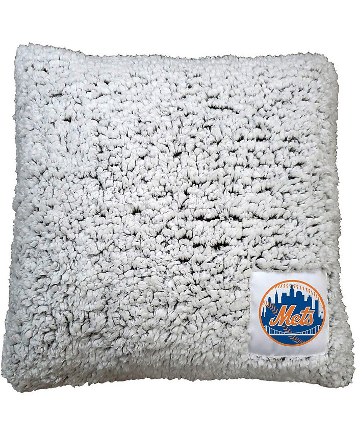 Logo Brands New York Mets 16 x 16 Frosty Sherpa Pillow