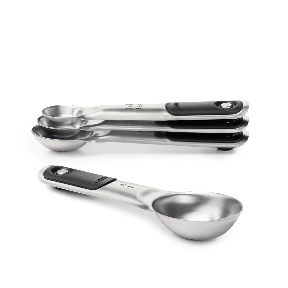 OXO Good Grips Stainless Steel Measuring Cups and Spoon Set   3.3\