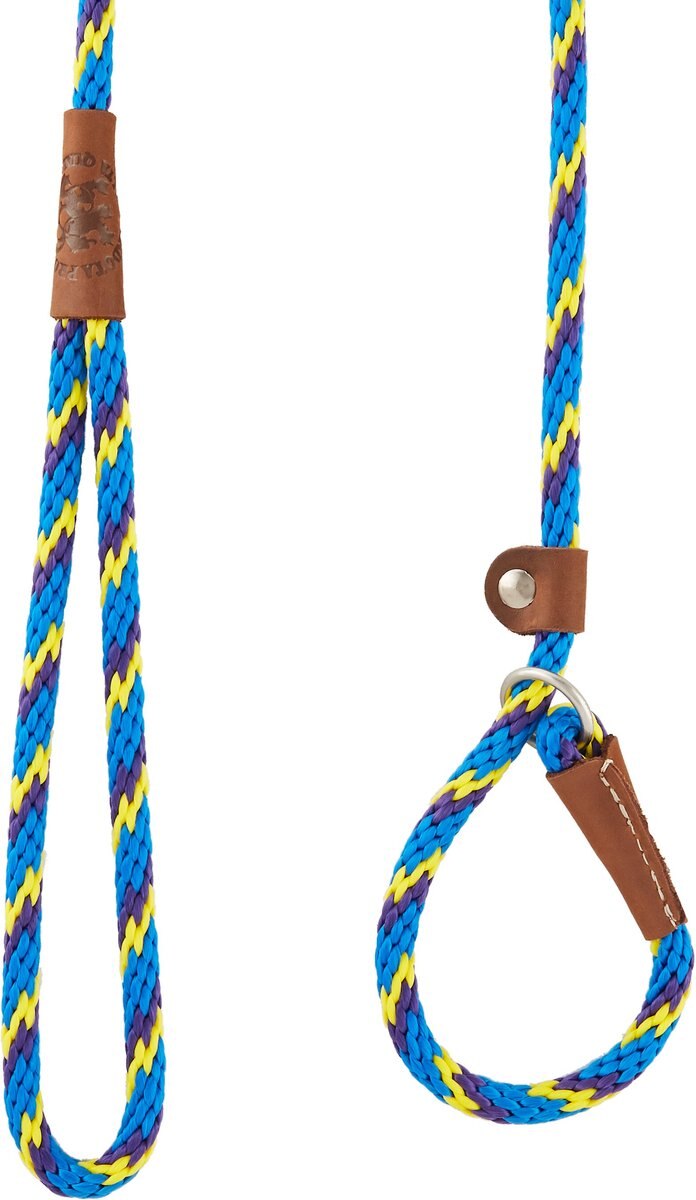 Mendota Products Small Slip Striped Rope Dog Leash