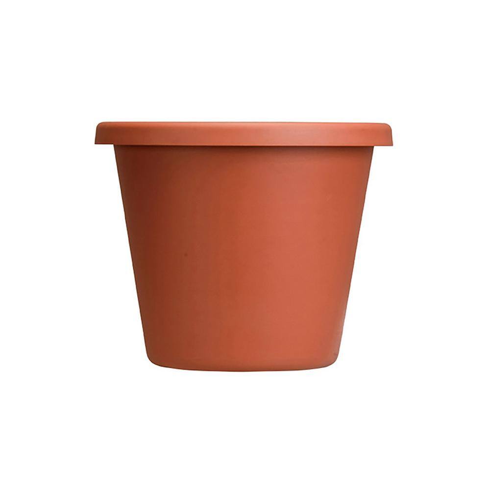 THE?HC COMPANIES LIA24000E35 24-Inch Indoor Outdoor Plastic Round Classic Pot Clay LIA24000E35C006LRTJV-TC