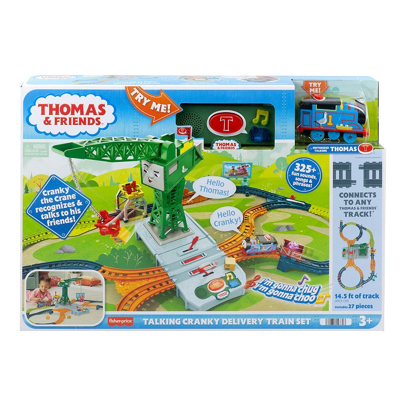 Fisher-Price Thomas and Friends Talking Cranky Delivery Train Set