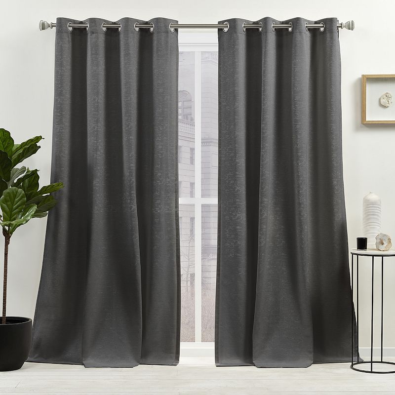 Nicole Miller New York Sawyer Light Filtering 2-panel Window Curtain Set