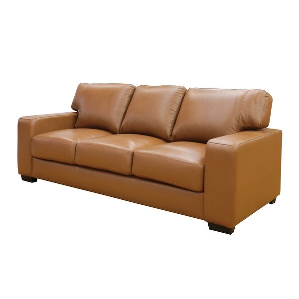 Bordeaux Leather Match Sofa，Loveseat，Armchair and Ottoman