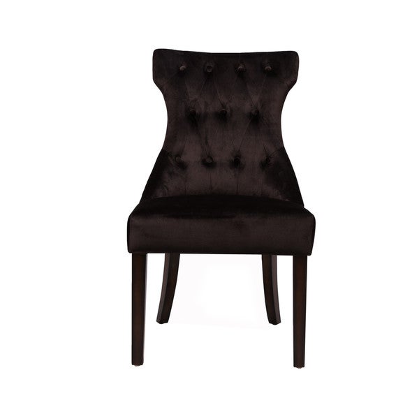 Chic Home Bronte Velvet Upholstered Dining Chair， Set of 2