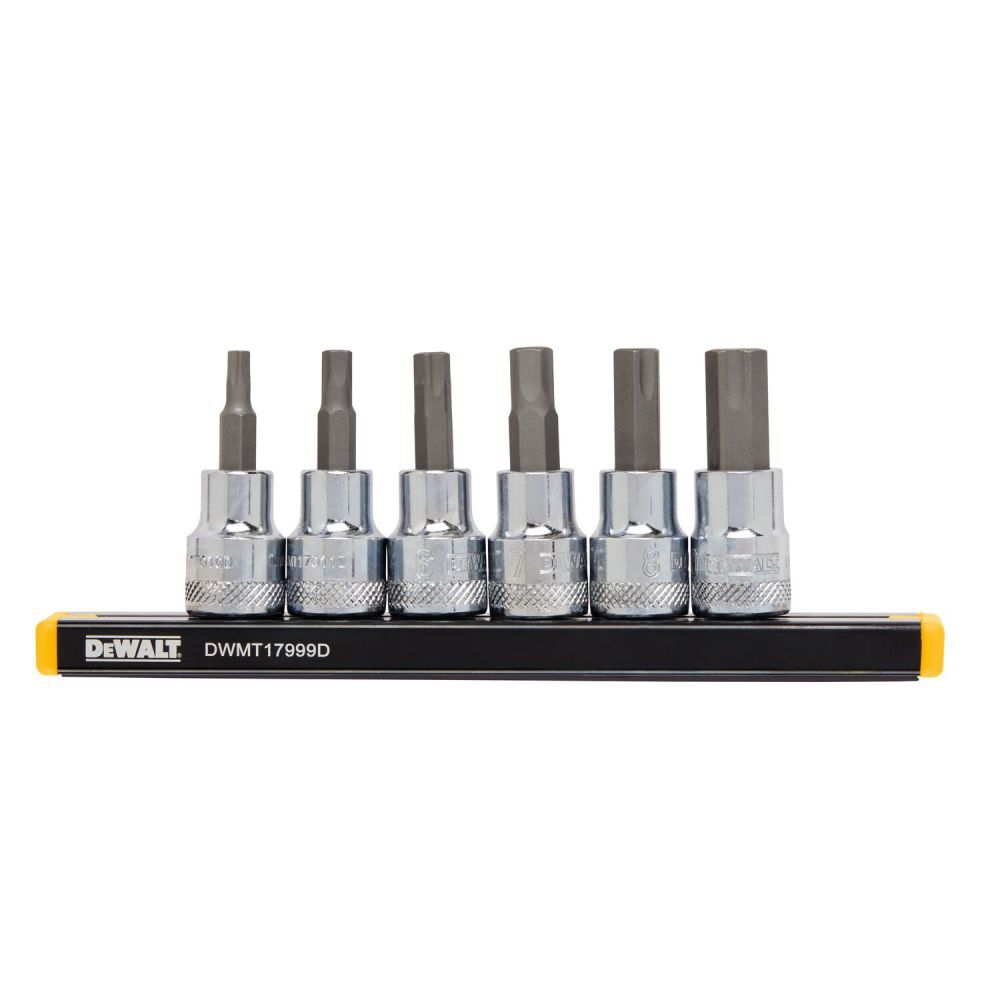 DEWALT MM HEX Socket Set 3/8