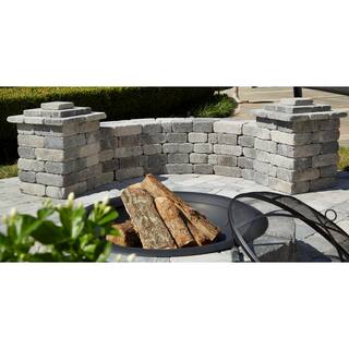 Pavestone RumbleStone Large 3.5 in. x 10.5 in. x 7 in. Greystone Concrete Garden Wall Block (96 Pcs.  24.5 sq. ft.  Pallet) 91934