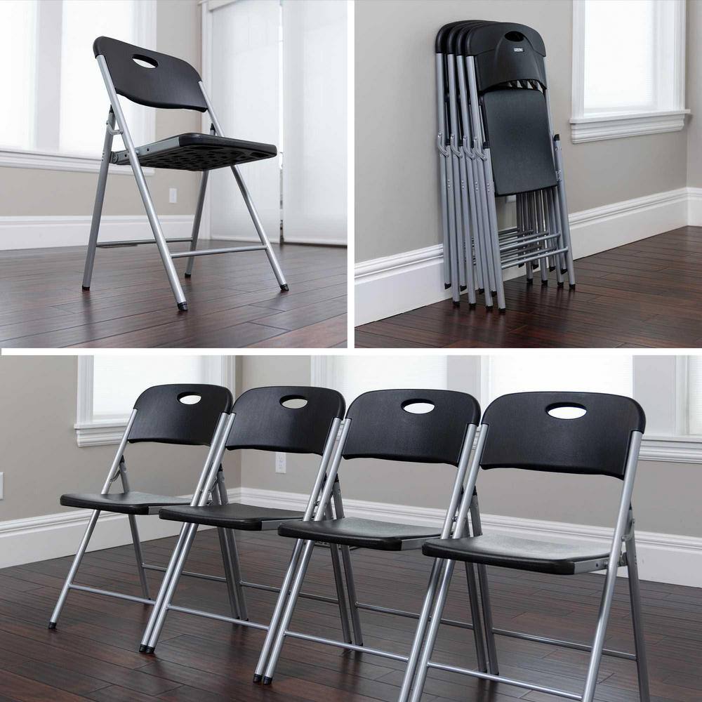 Lifetime Folding Chair Black 80877