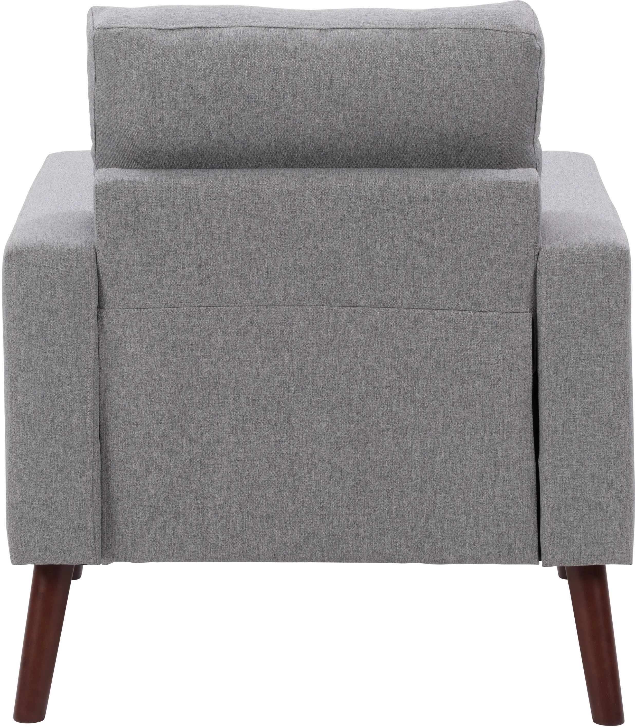 Elwood Gray Tufted Accent Chair