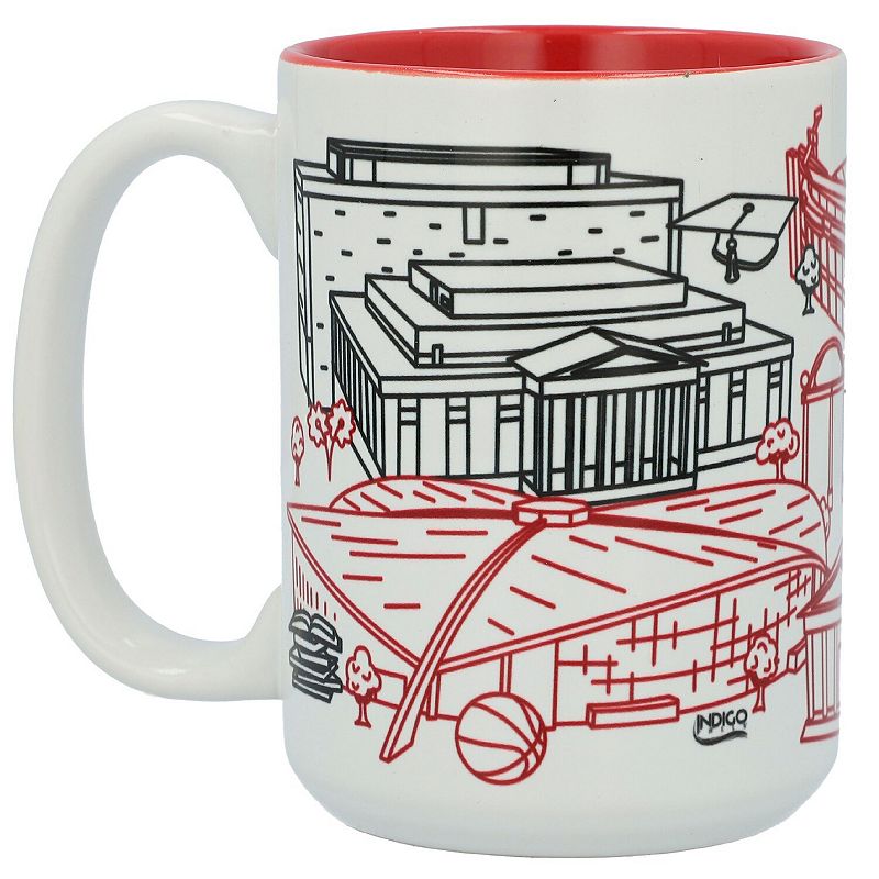 Georgia Bulldogs 15oz. Campus Line Art Mug