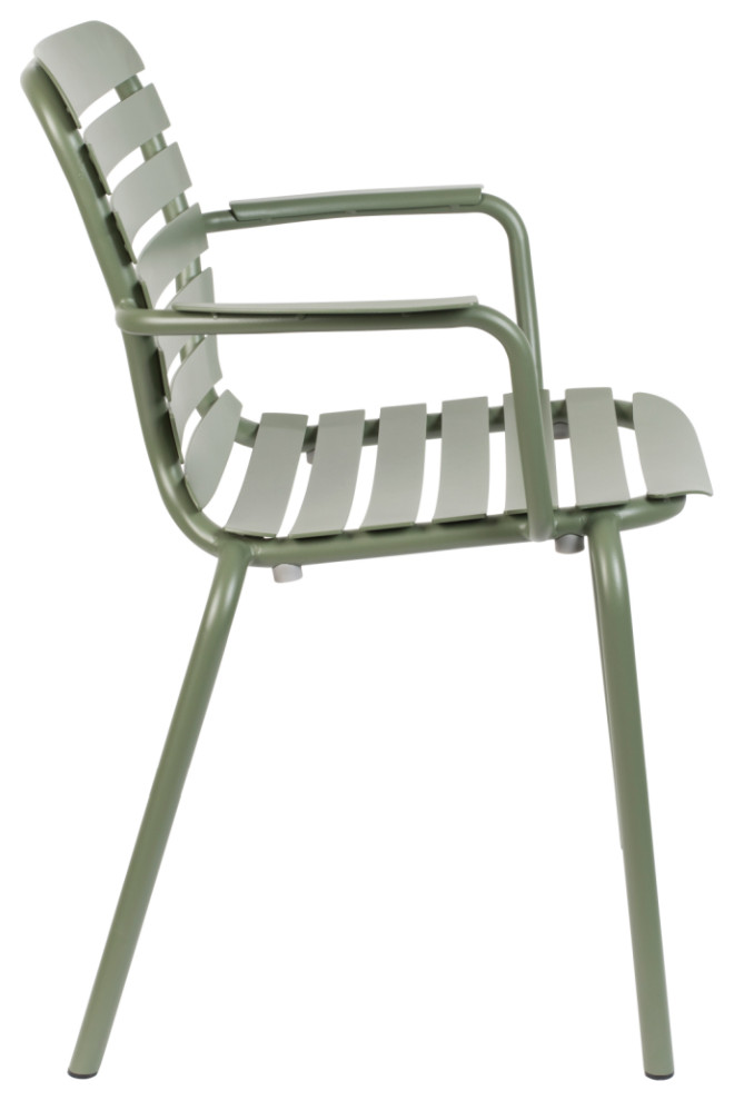 Aluminum Garden Armchairs (2)  Zuiver Vendel   Contemporary   Outdoor Dining Chairs   by Oroa   Eichholtz Furniture  Houzz