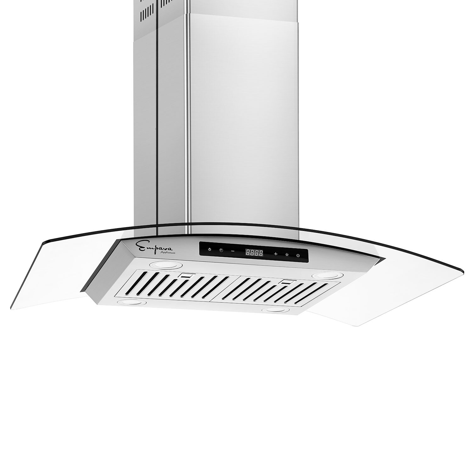 36 in. Kitchen 400 CFM Island Range Hood - Ducted Exhaust Kitchen Vent - 36