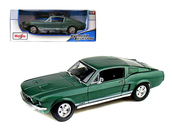 Maisto 1967 Ford Mustang GTA Fastback Black Specia...