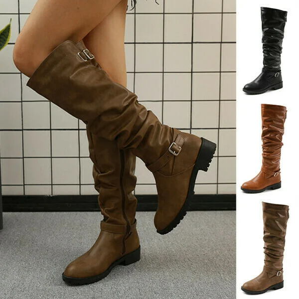 🔥🔥Ladies Knee Boots with adjustable buckle