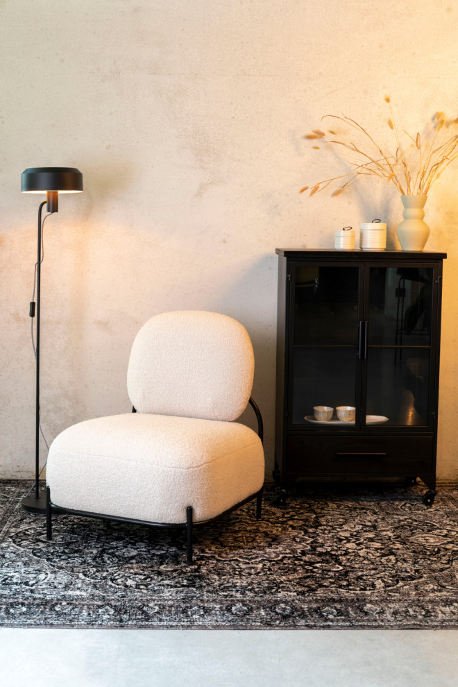 White Modern Lounge Chair  DF Polly   Midcentury   Armchairs And Accent Chairs   by Oroa   Distinctive Furniture  Houzz